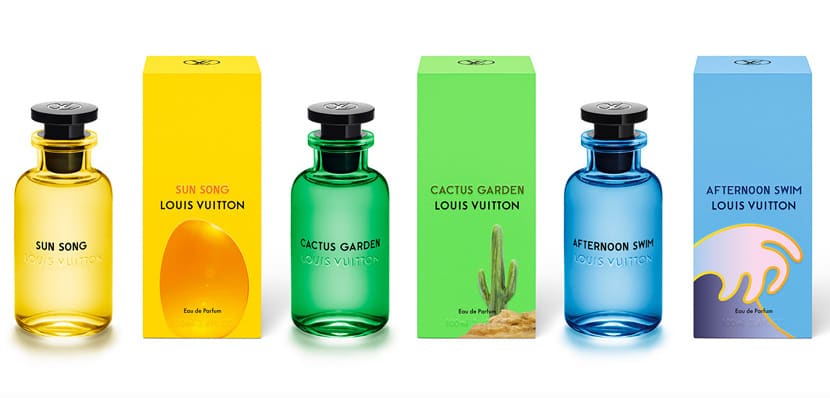 High-end perfume branding example: Photo of Louis Vuitton Les Colognes