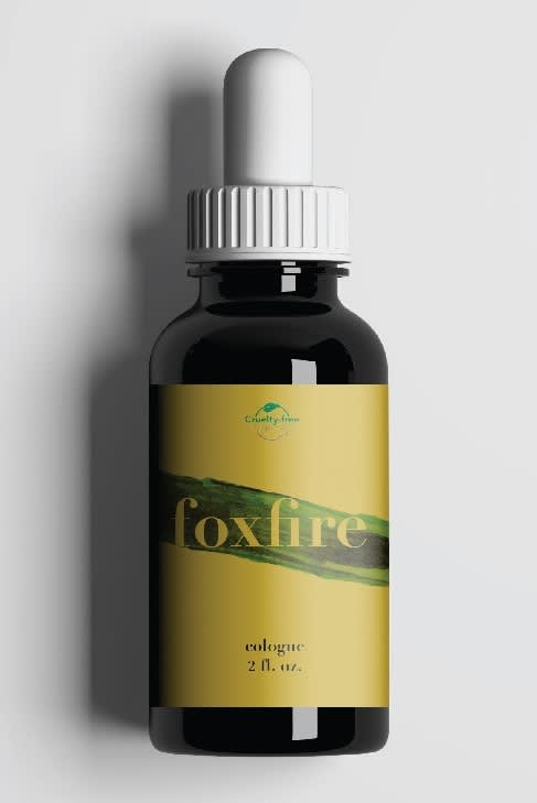 A bottle of perfume that reflects the artisanal perfume branding