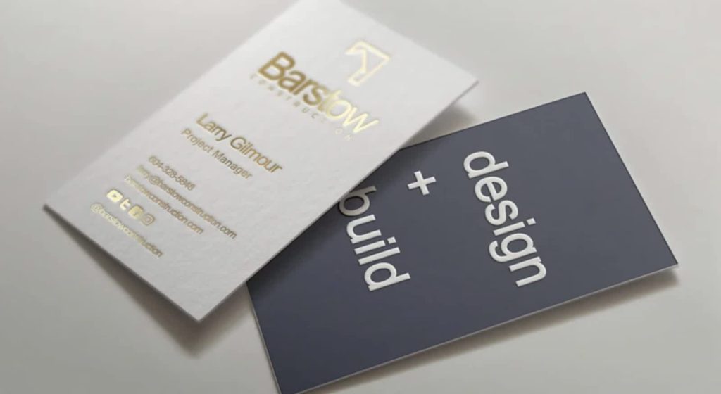 Professional business card idea