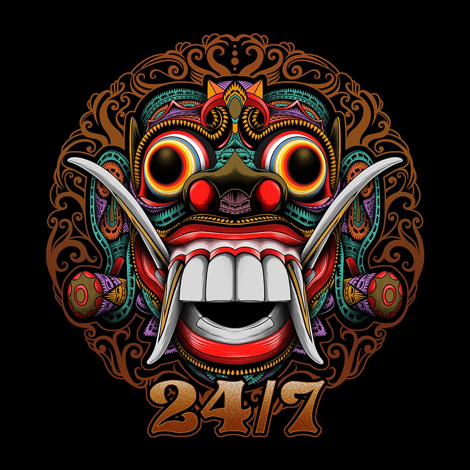 24/7 hip hop producer logo