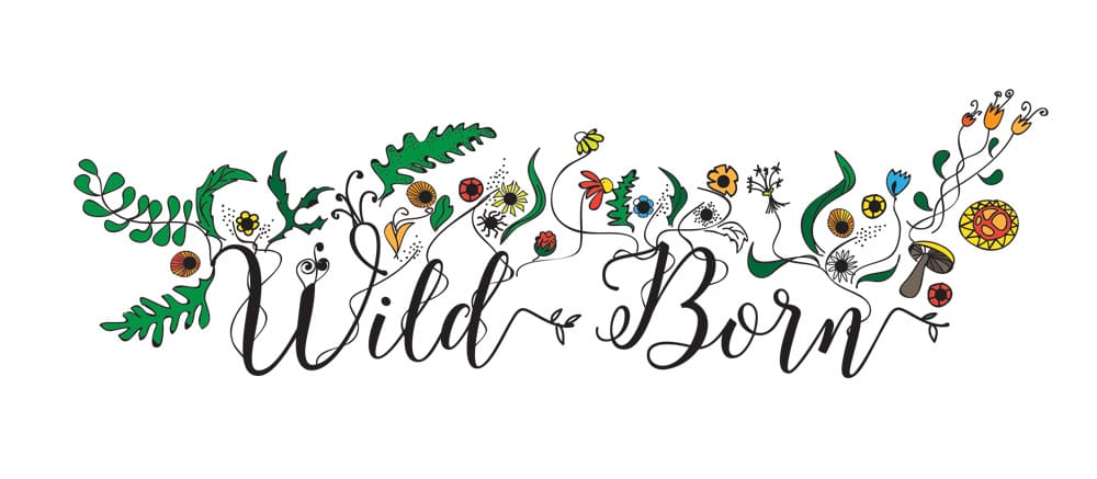 Hand lettering health expert logo design