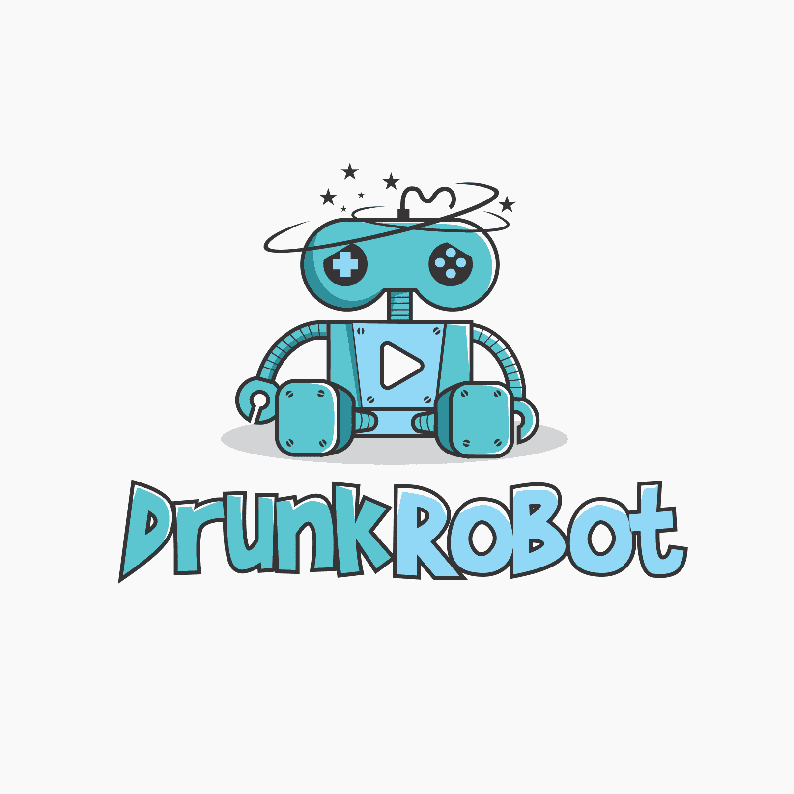 Drunk Robot Logo