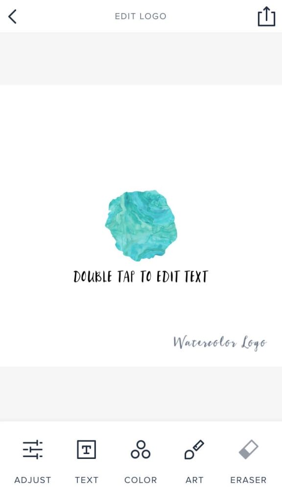 Watercolor Logo Maker logo design app