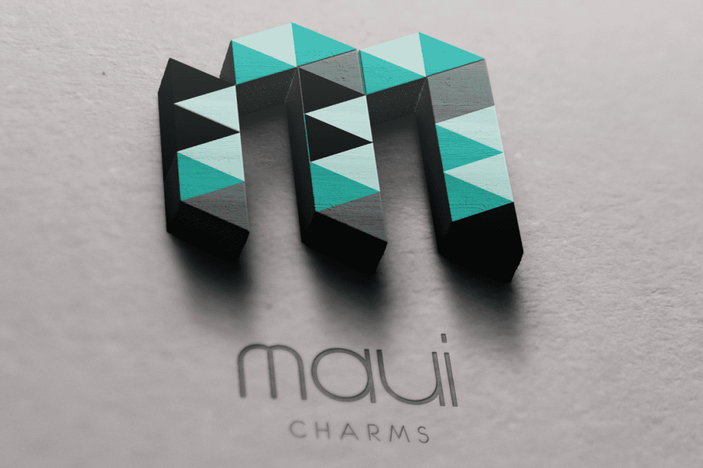 3D charms logo design