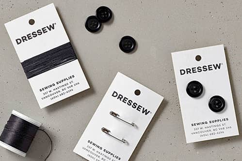 Sewing business card