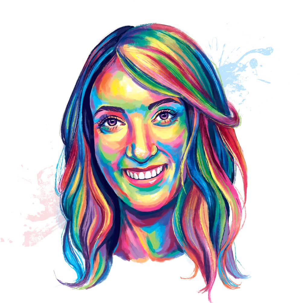 portraits of top Instagram influencers