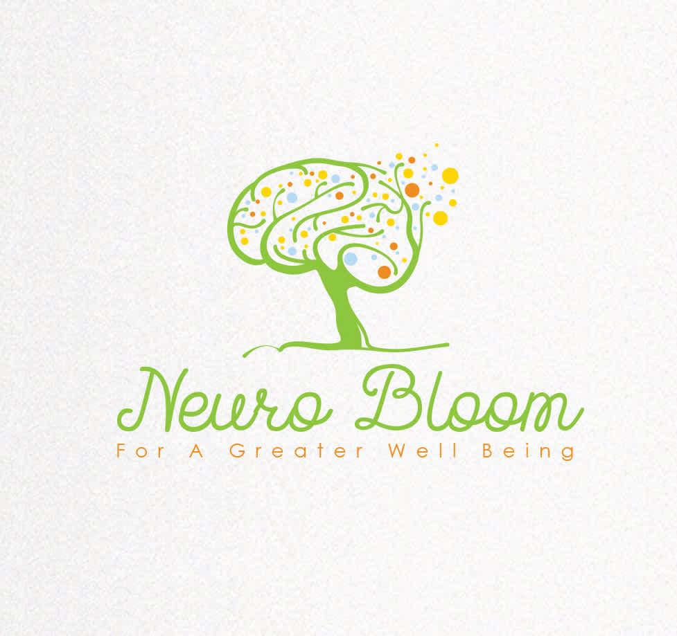 Neuro Bloom logo and tagline