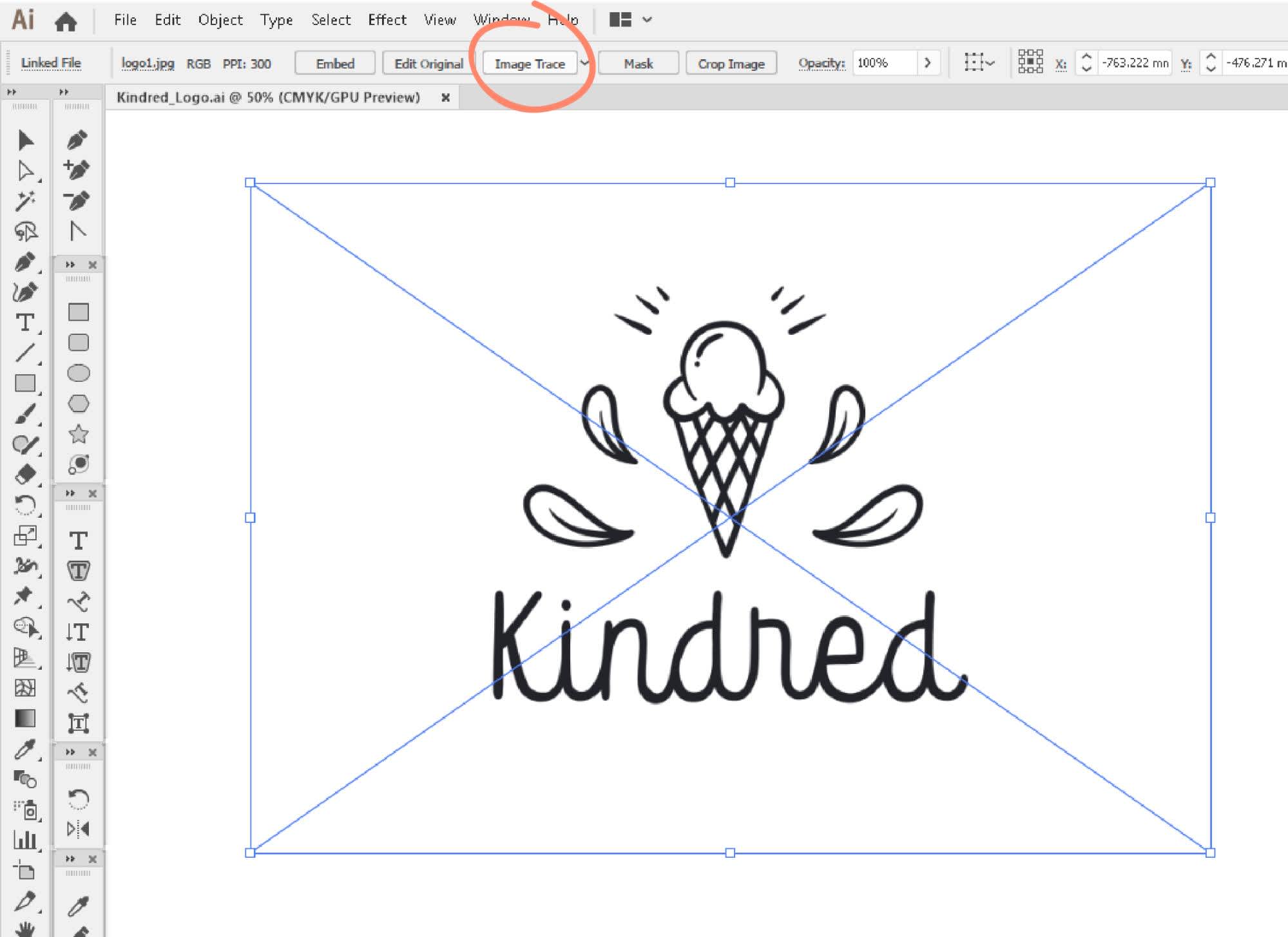How to create a logo in Illustrator and set up a workspace