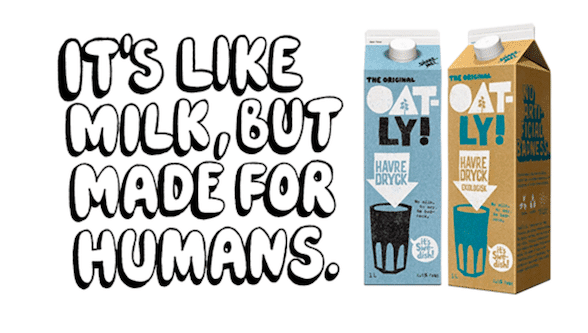 Brand concept example: Oatly oat milk
