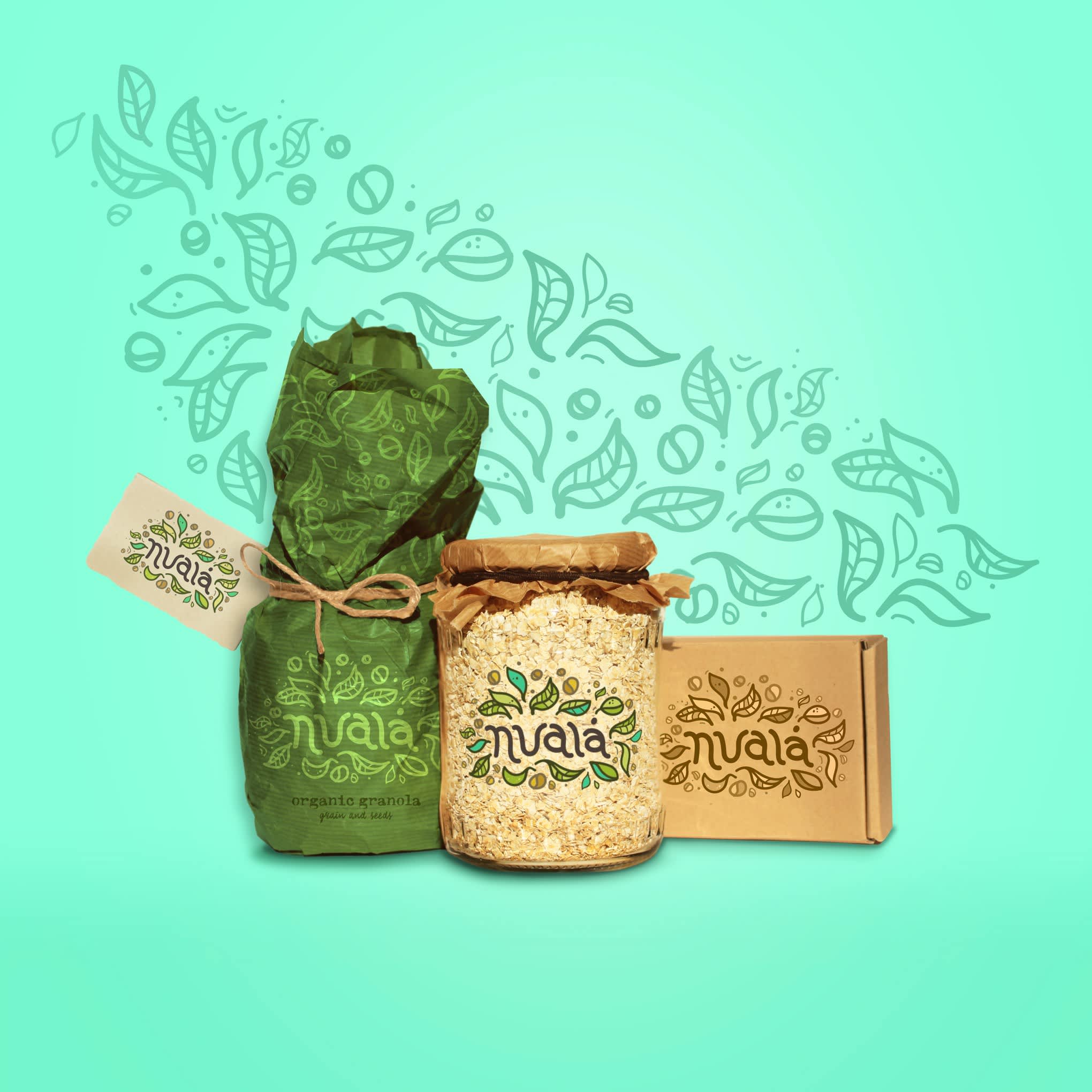 Granola food branding design