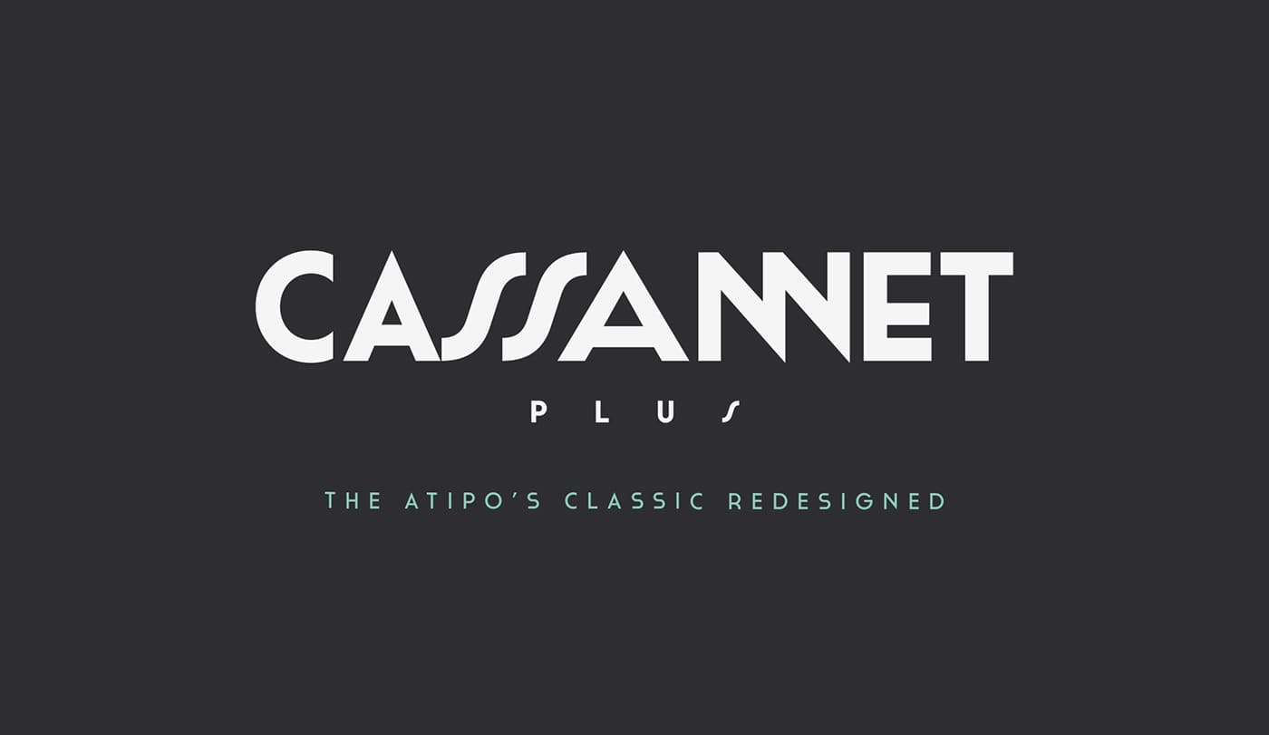 cassannet font logo
