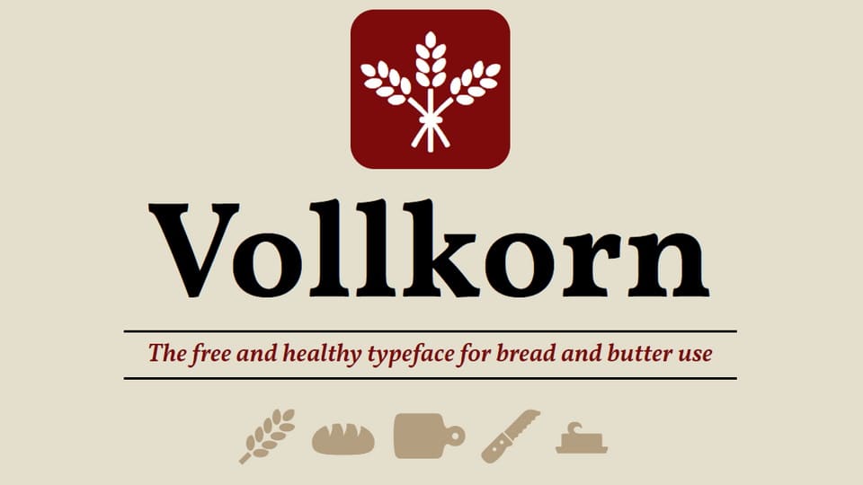 vollkorn font logo