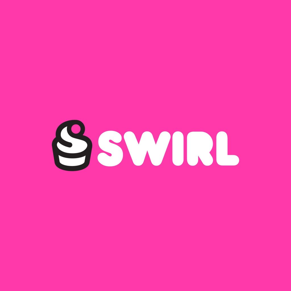 Swirl frozen yogurt logo