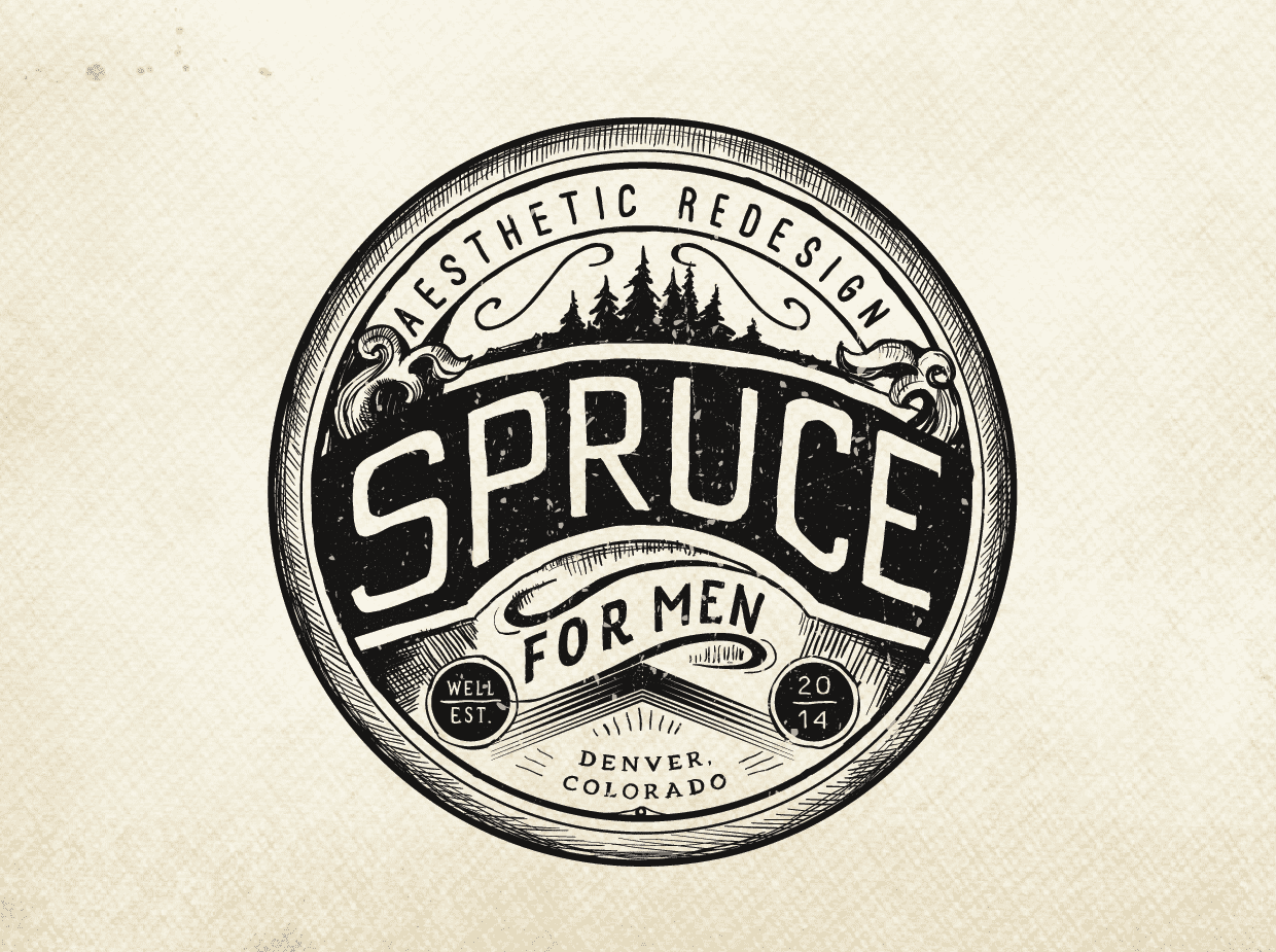 handdrawn vintage logo design