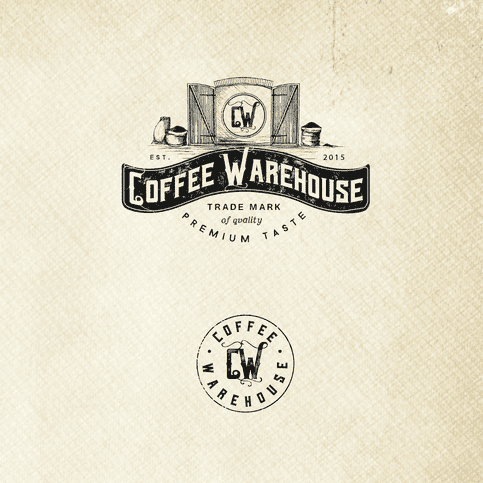 Nostalgic Coffee Warehouse Branding