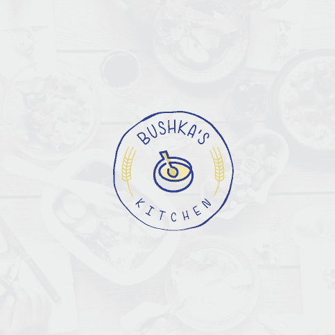 warm design with bowl and spoon