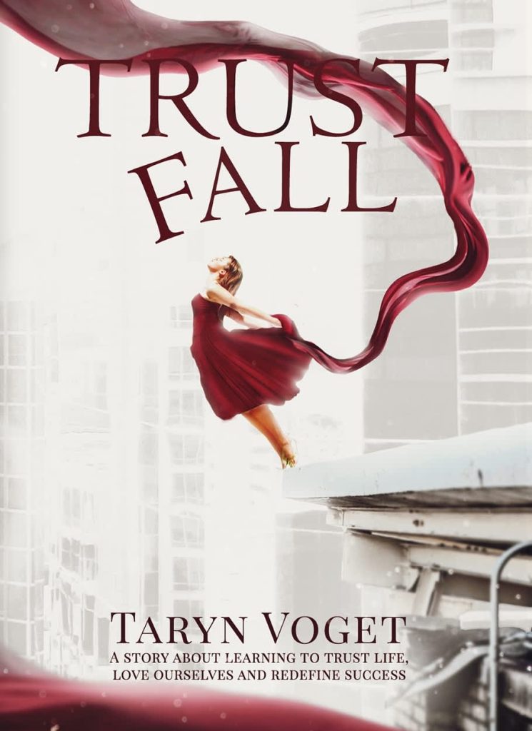 trust fall book cover design