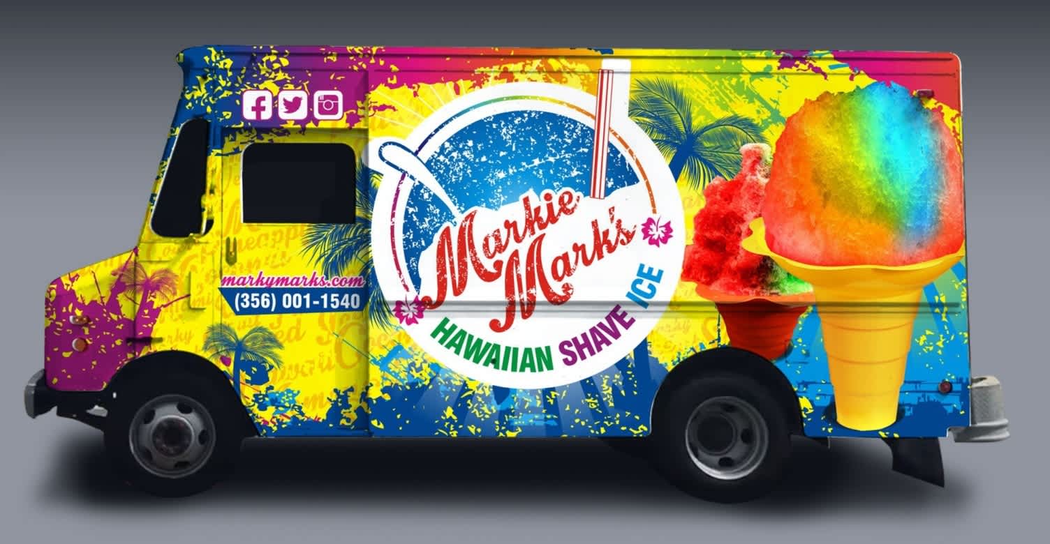Markie Mark&rsquo;s Hawaiian shave ice truck