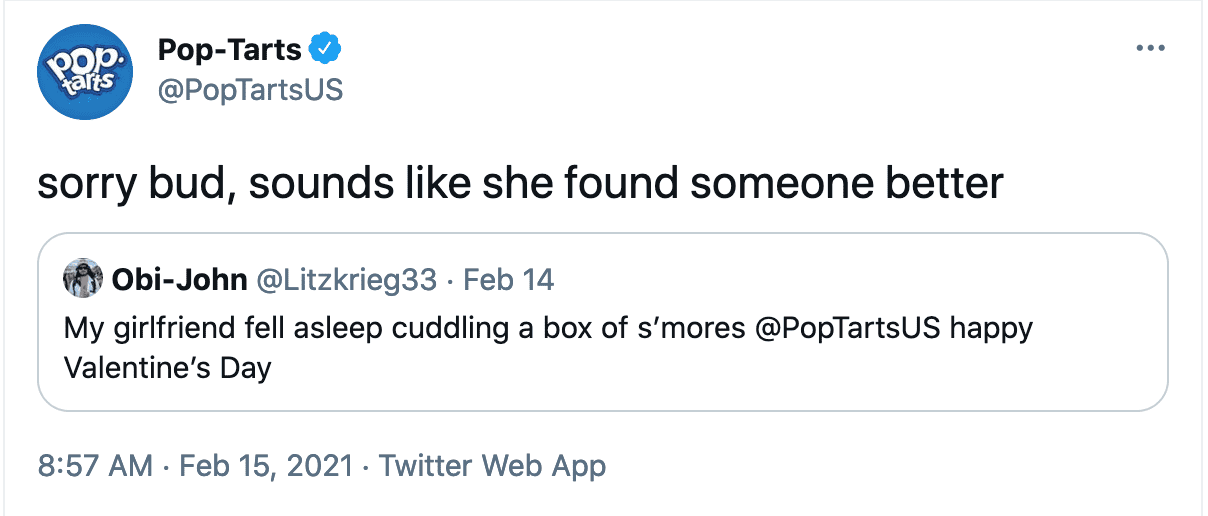 Pop Tarts twitter