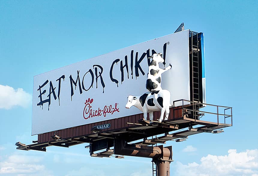 Chick-Fil-A billboard