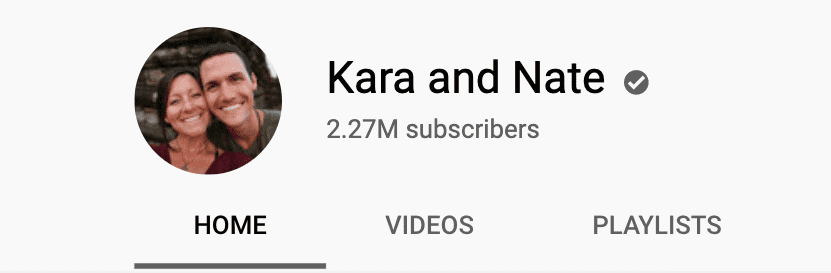 kara and nate youtube channel profile image