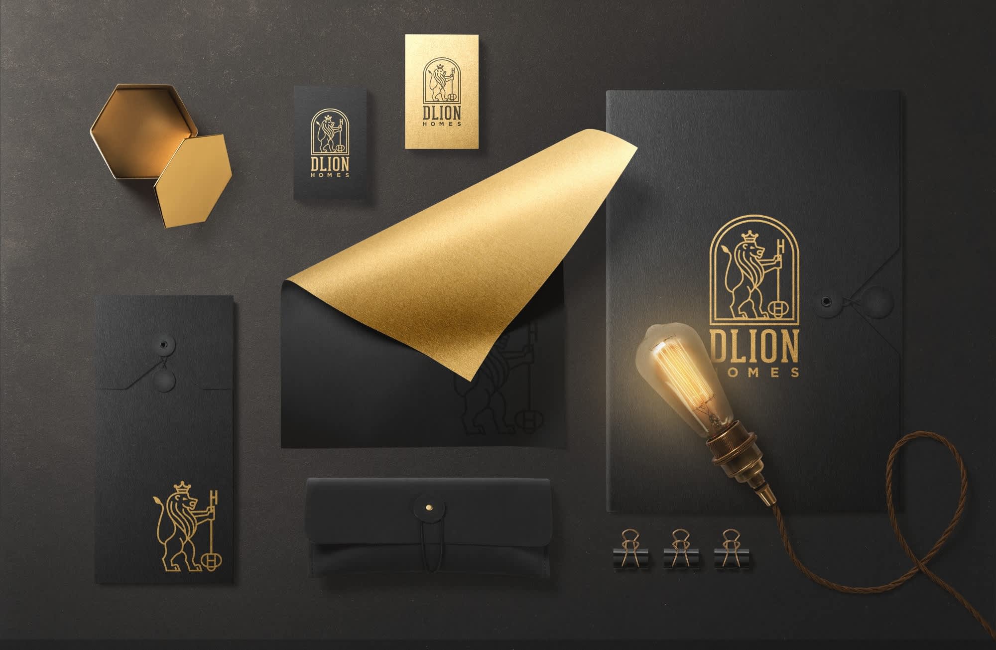 Logo design and mockup for realtor