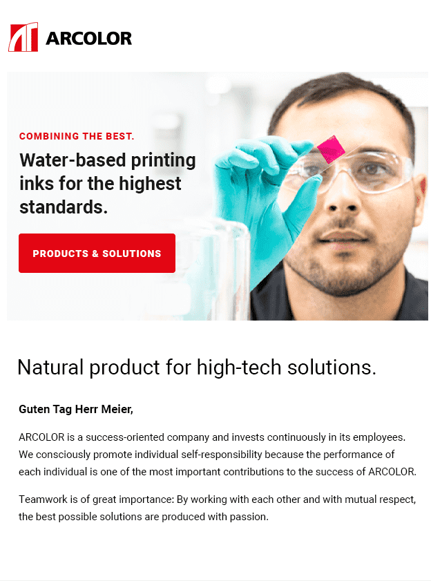 Example of inclusive email marketing strategy