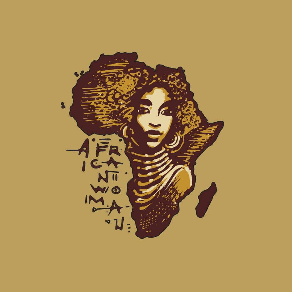 African woman illustration