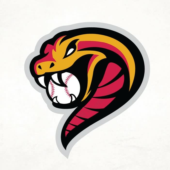 snake baseball logo