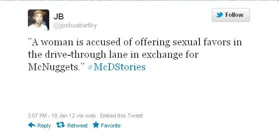 Alt text: Worst digital marketing campaigns of all time: McDonald&rsquo;s #McDStories