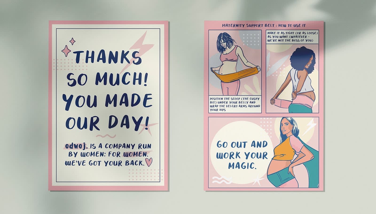 Illustrated card design