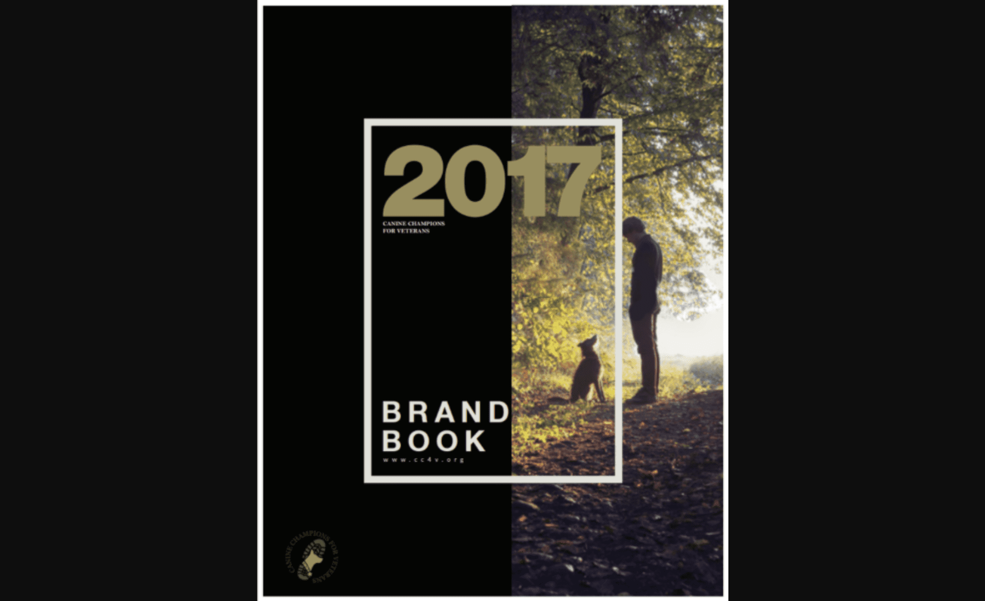 brand book for a dog and veterans service