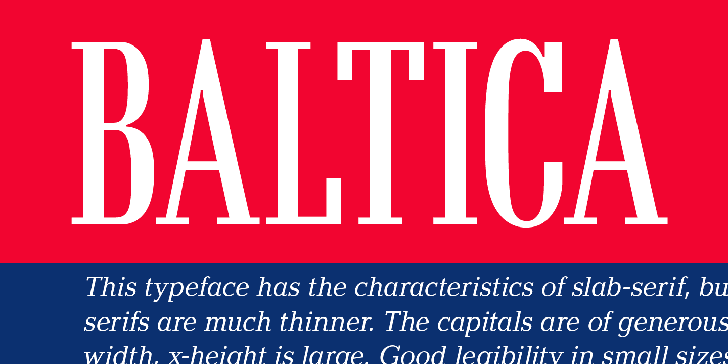 example of baltica text