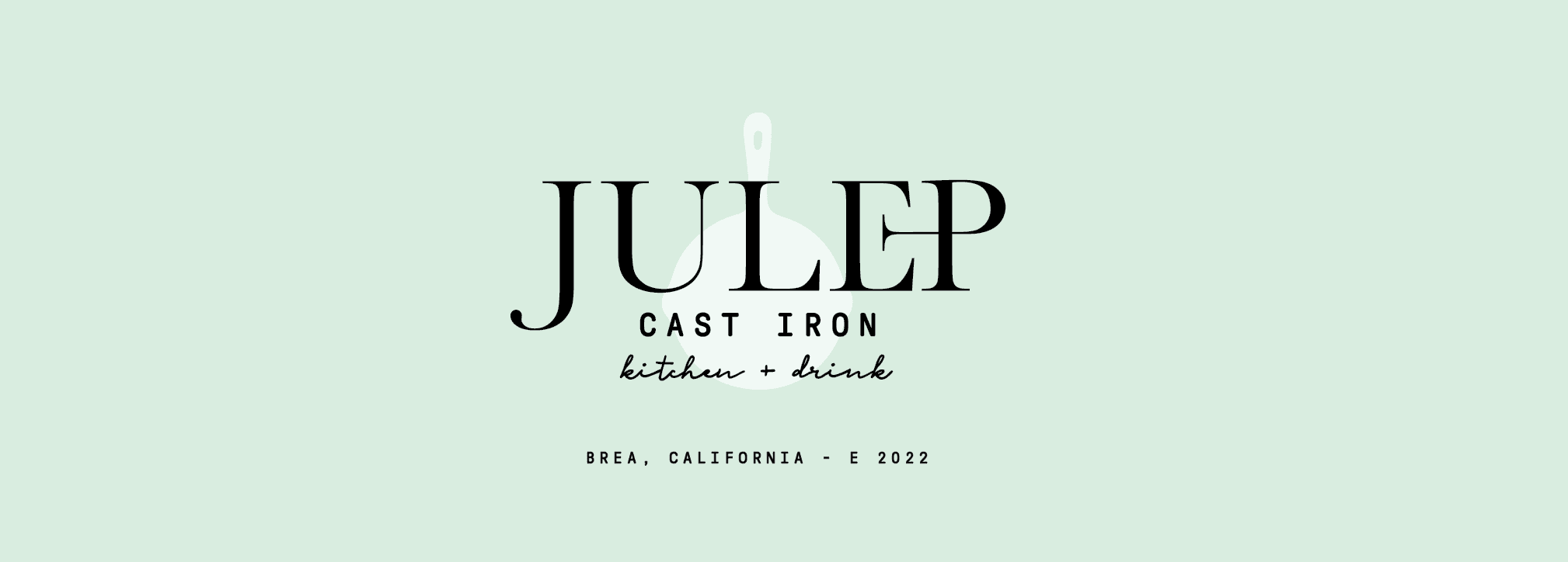 Wordmark logo design for a kitchen brand