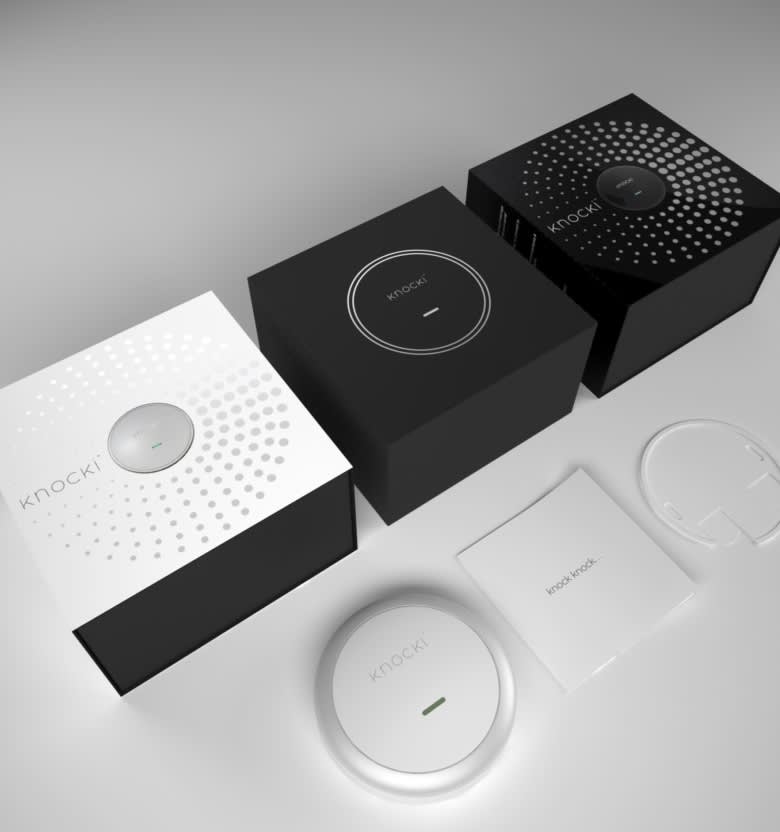 black and white box, multiple images showing the product in and out of boxes and the packaging itself