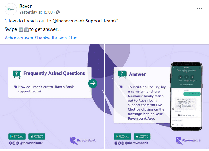 A bank answers one customer&rsquo;s frequently asked question