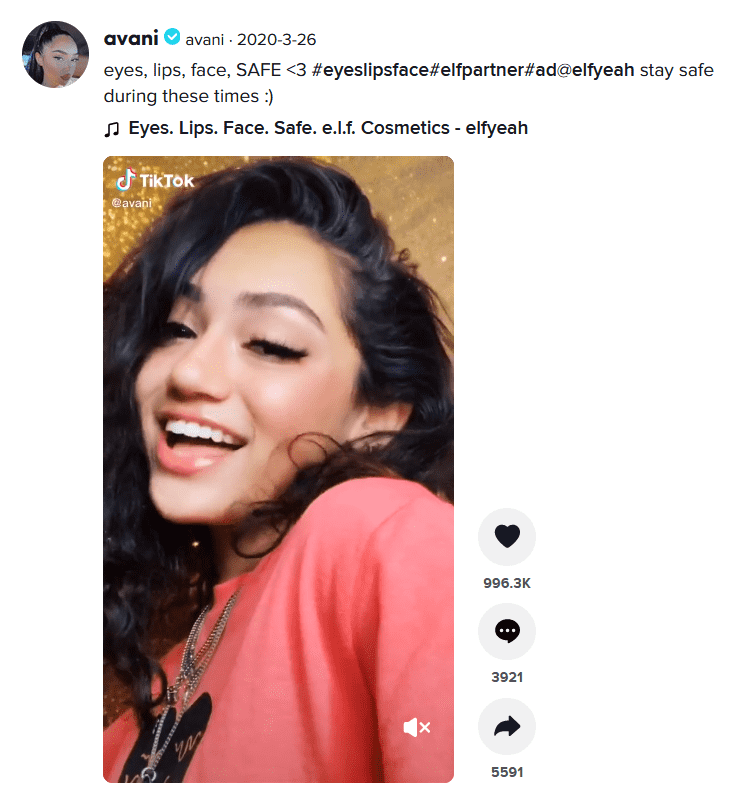 A lady in pink shirt shows how she improved her looks using makeup