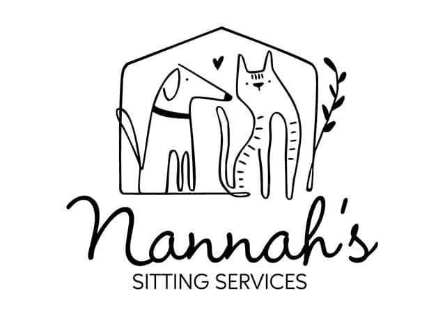 logo vs. branding: logo for Nannah&rsquo;s Sitting Service