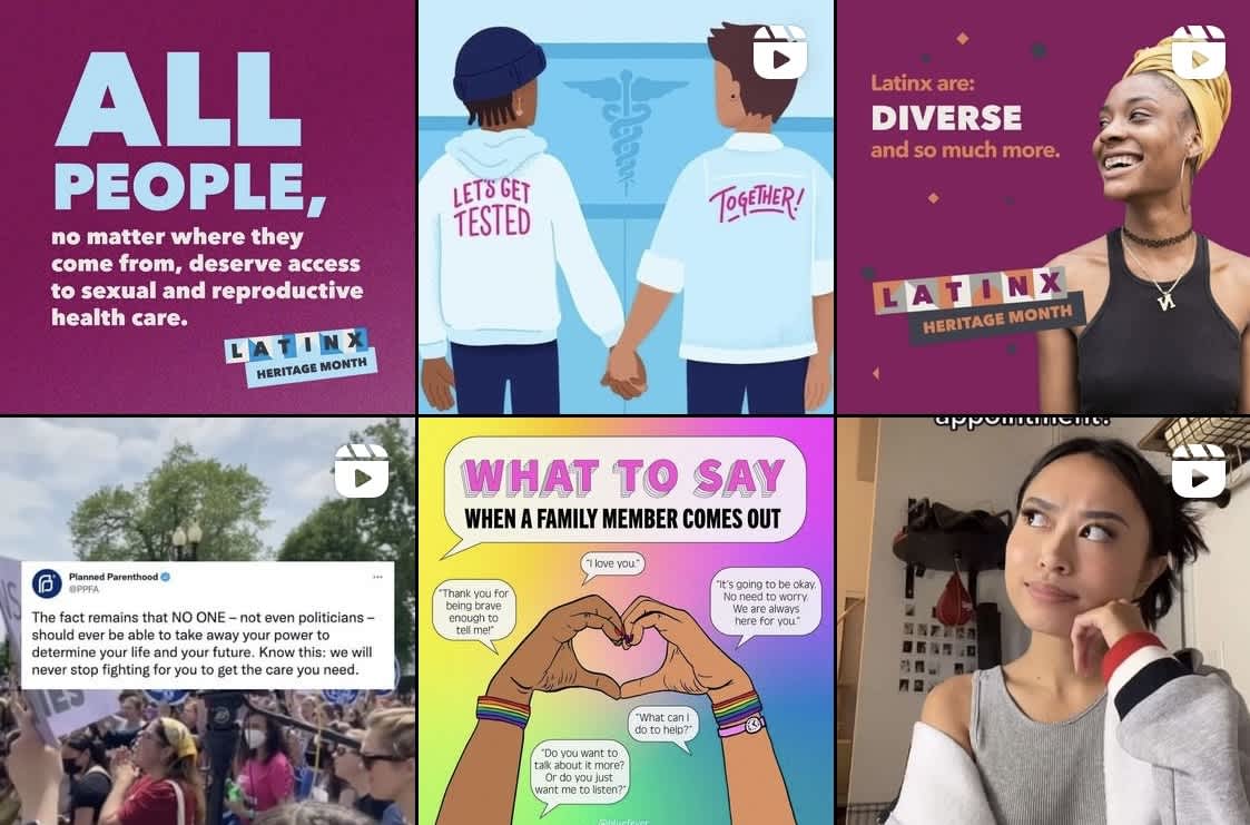 Planned Parenthood&rsquo;s Instagram