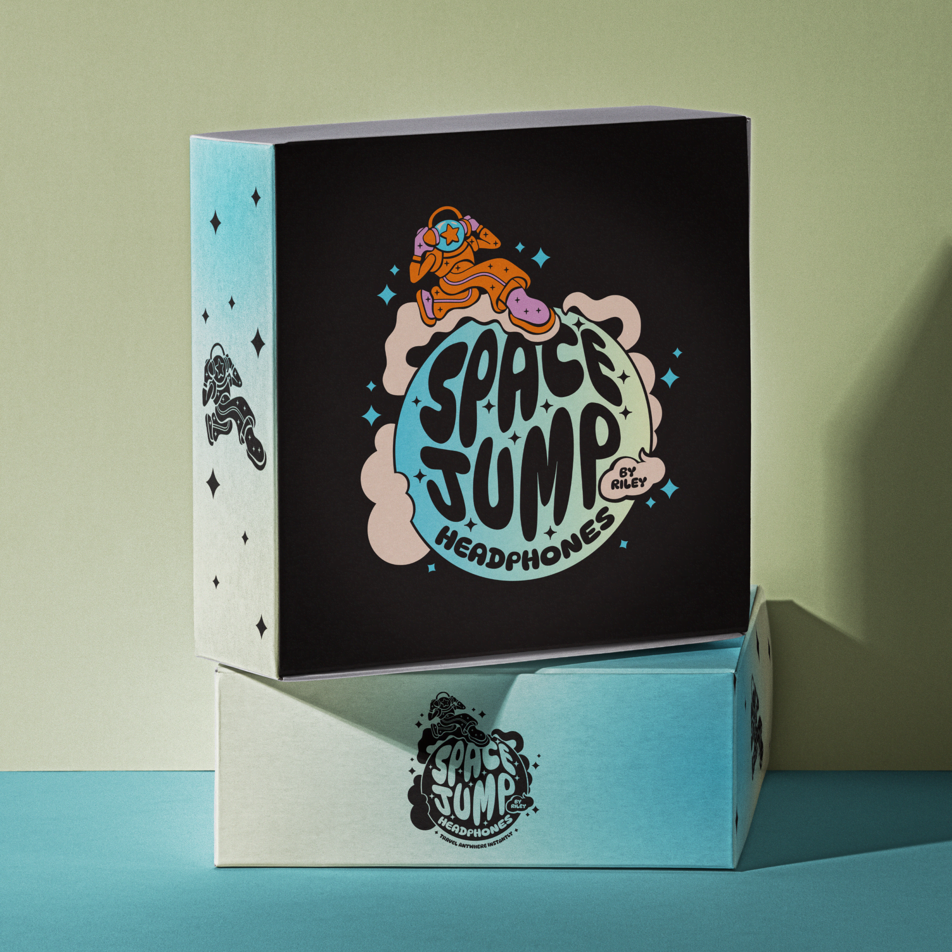 Packaging design mockup featuring logo by gothlux