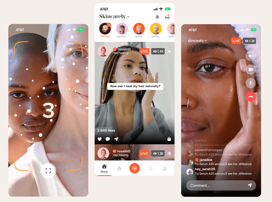 video content for a beauty brand