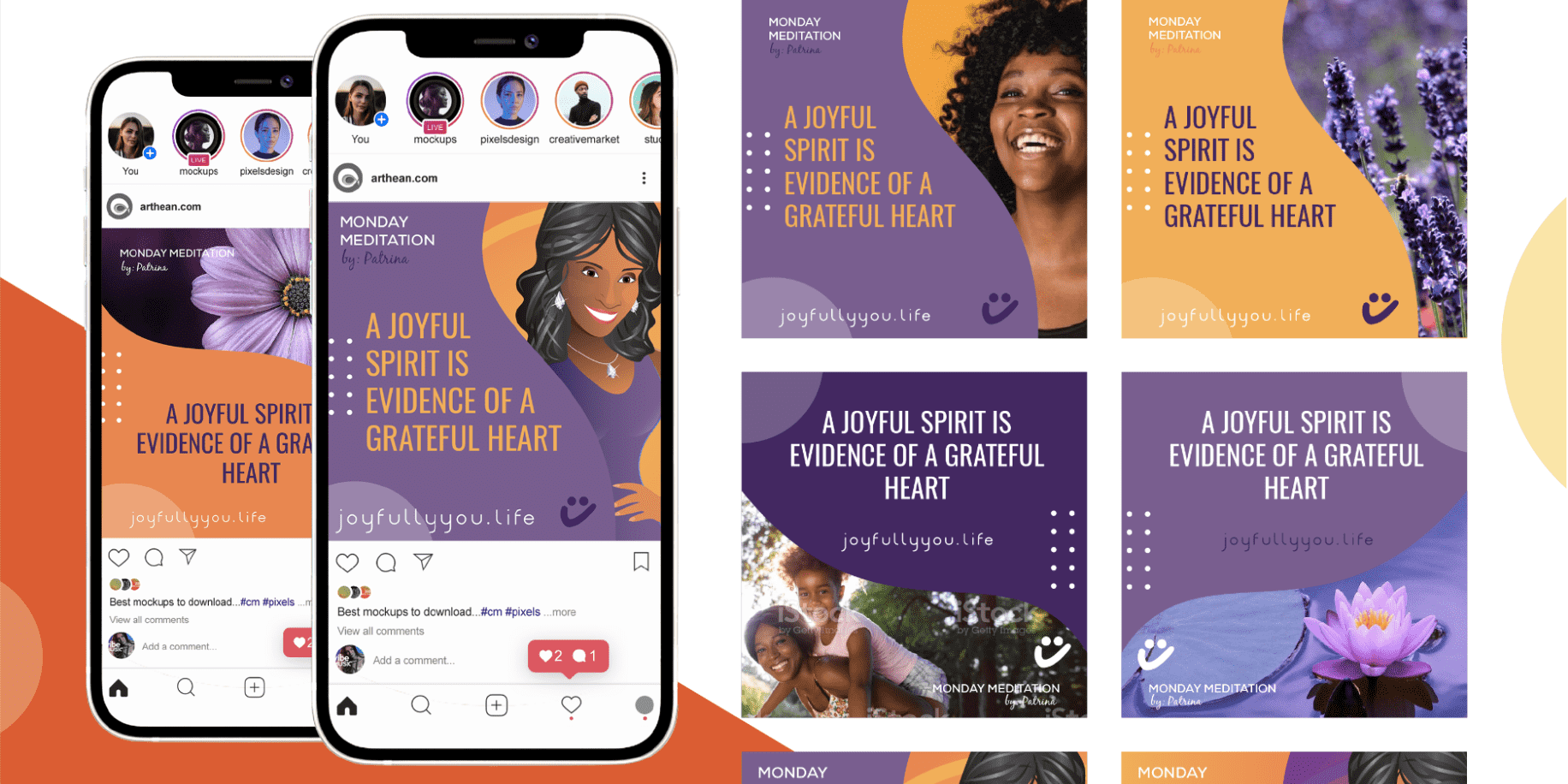 a small business&rsquo; social media moodboard