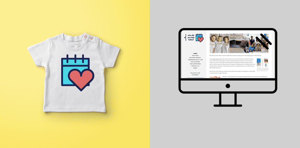 Iconographic logo design for charity