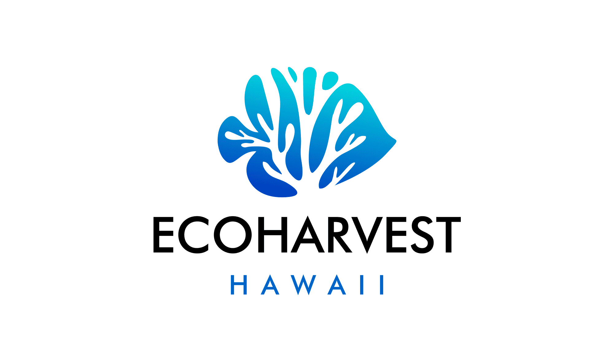 reef outline in a blue fish shape