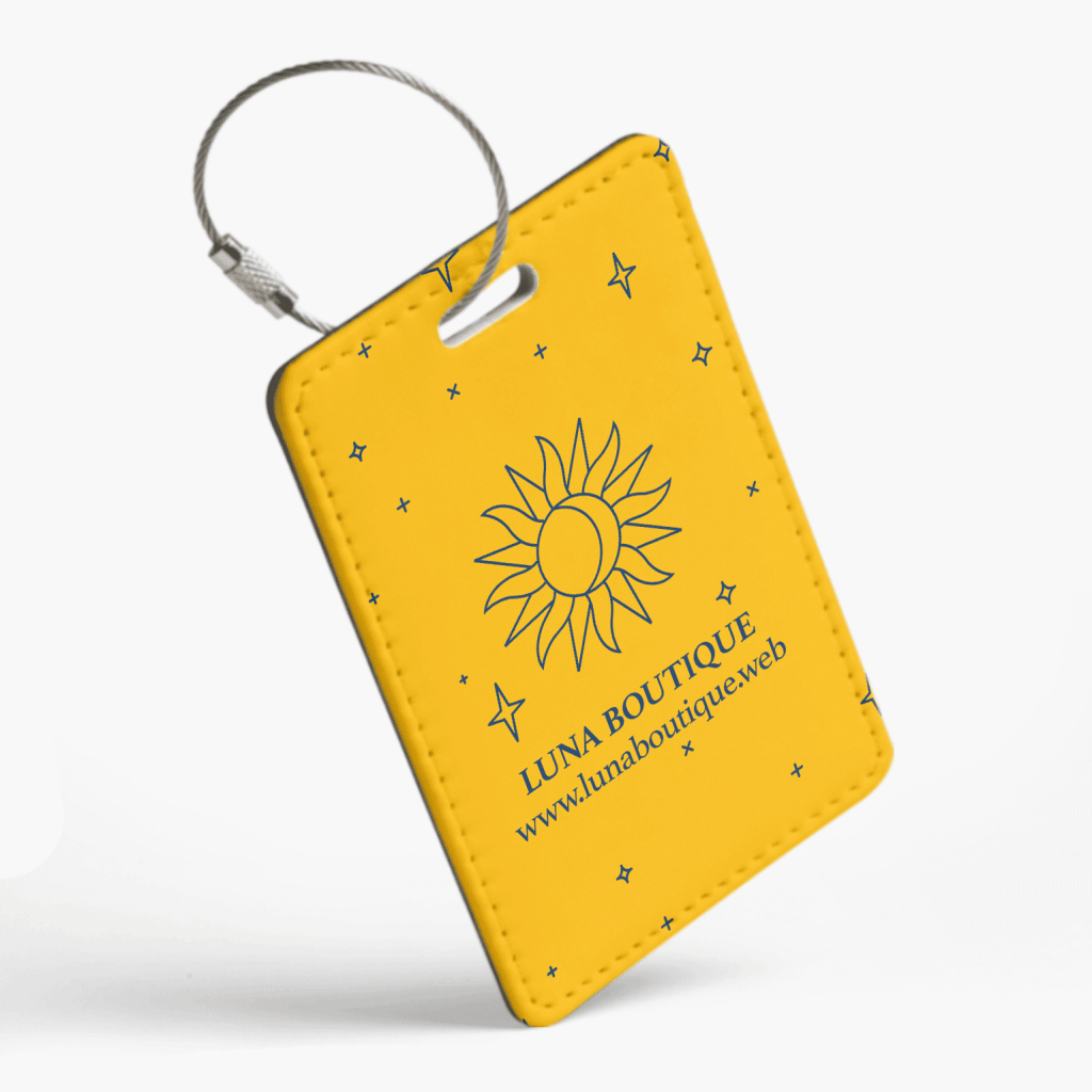 A blue Aluminum Sports Bottle promoting a sport business