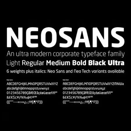 neo sans logo font