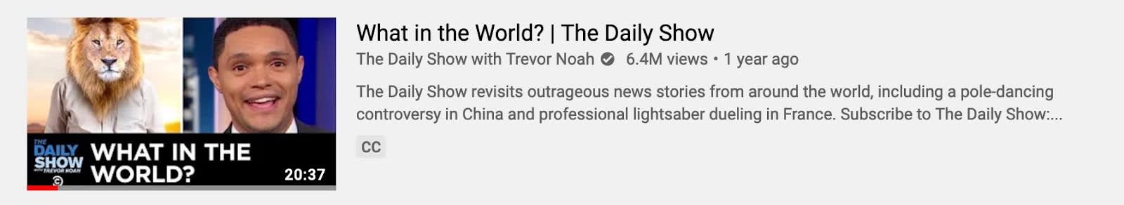 Daily Show thumbnail