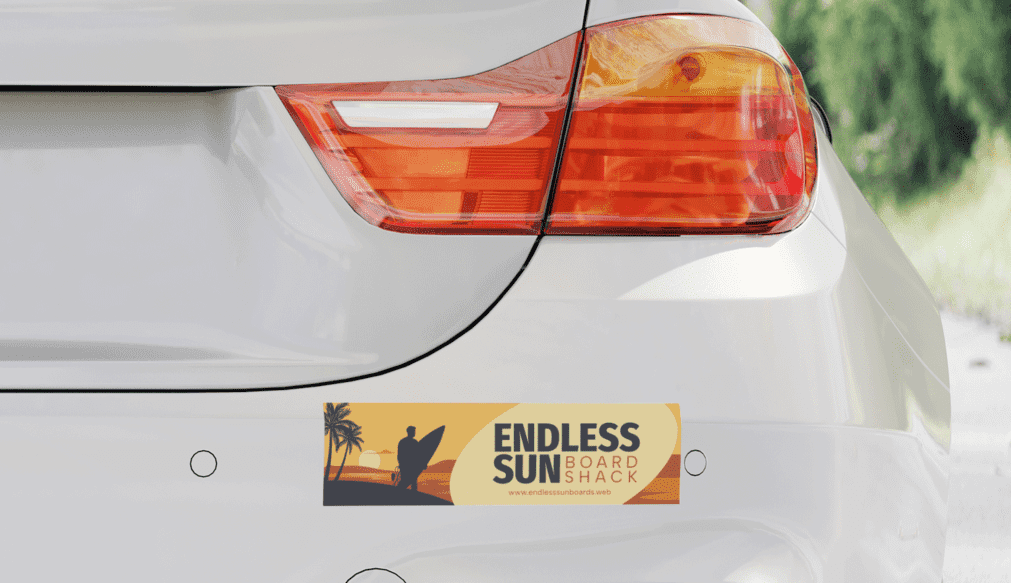 Bumper car sticker idea