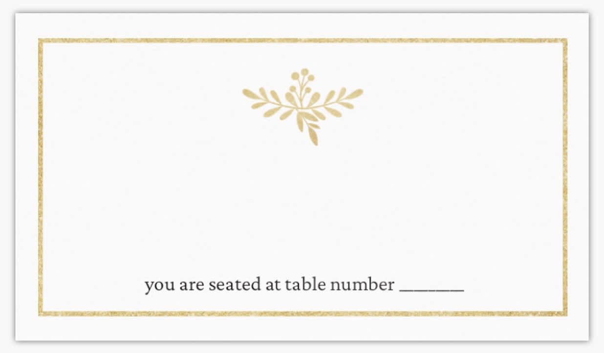 Wedding place card ideas for any type of wedding