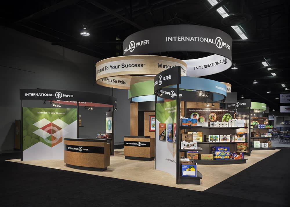 Island trade show booth design